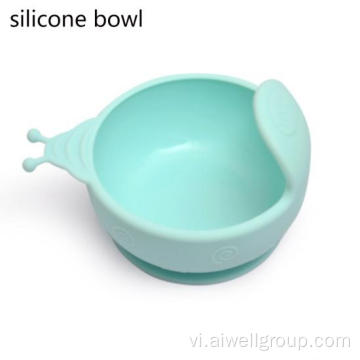 Bát silicone lớp thức ăn trẻ em